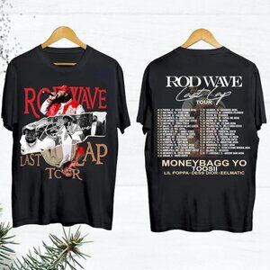 Rod Wave Last Lap Tour T-shirt, Black Color Two Side